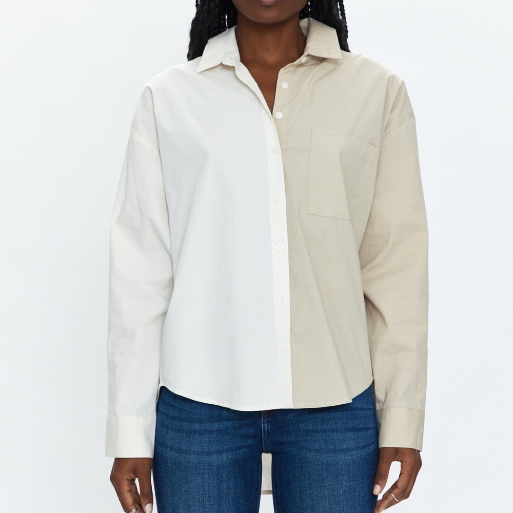 Pistola Sloane Long Sleeve Oversized Button Down NWT